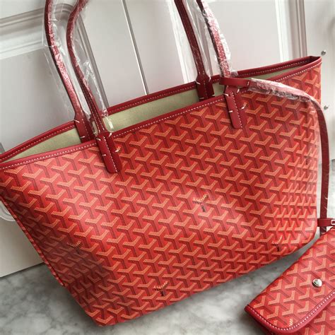 goyard clutch red|goyard bag tote price.